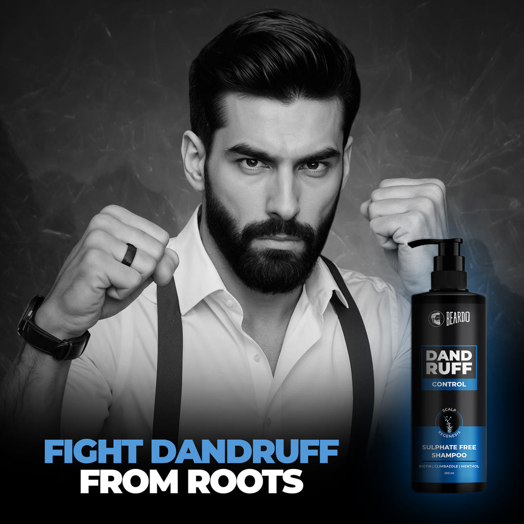 Beardo Dandruff Control Sulphate Free Shampoo – formula and texture close-up