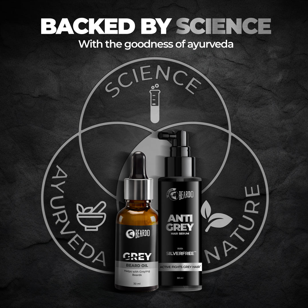 Beardo Anti-Grey Duo – formula and texture close-up