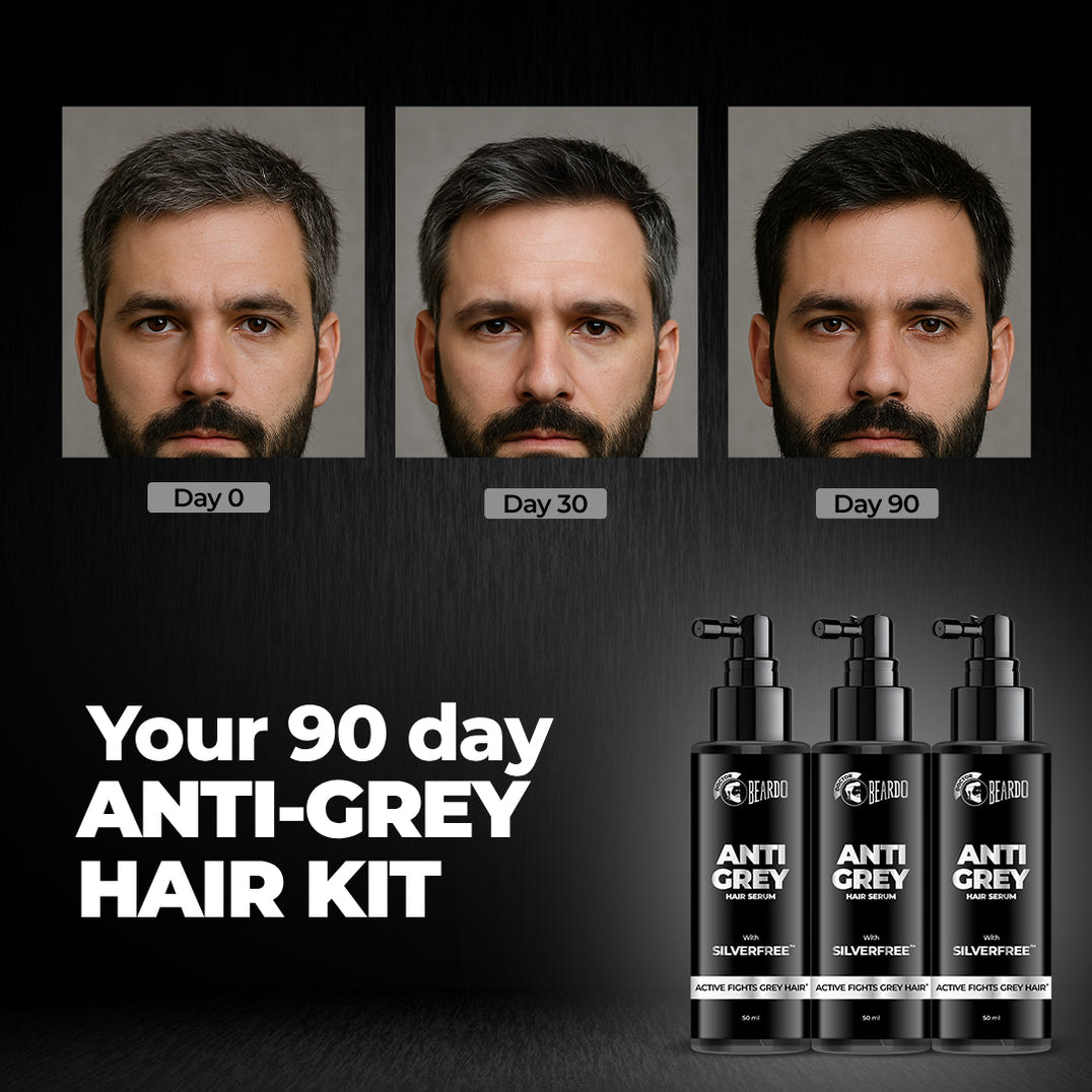 Beardo Anti Grey Hair Serum (Pack of 3) – key ingredients and benefits