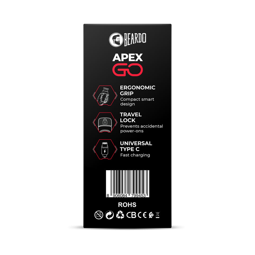Beardo ApeX Go Pocket Trimmer – grooming results and lifestyle