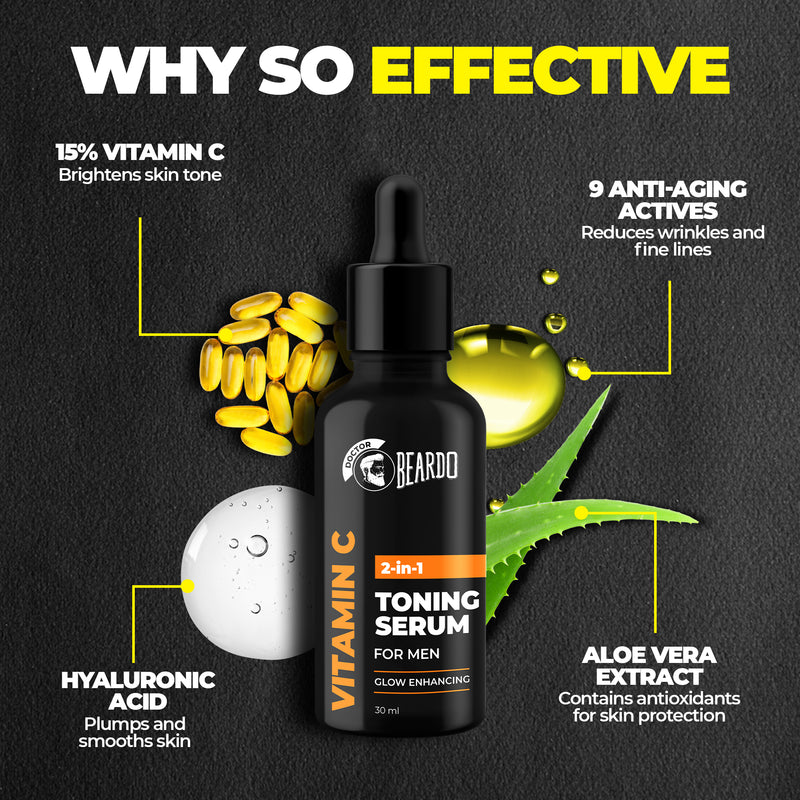  vitamin c 2 toning serum, hyaluronic acid for men