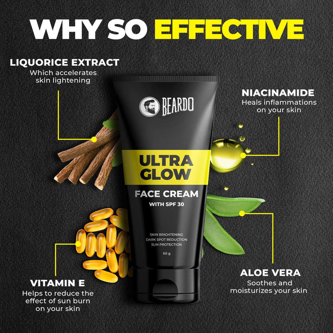 Beardo Ultraglow Face Cream (SPF-30) – sunscreen SPF for men