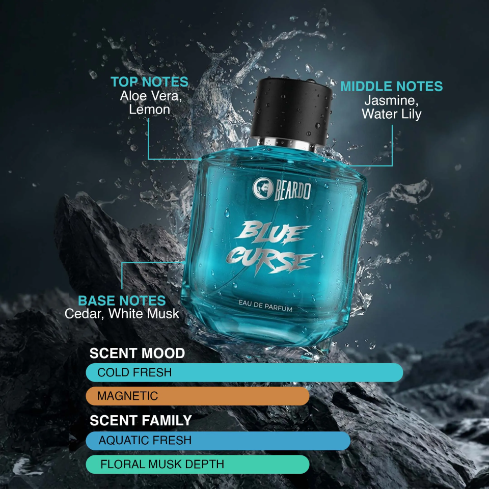 Beardo Blue Curse Perfume EDP (100ml) – how to use