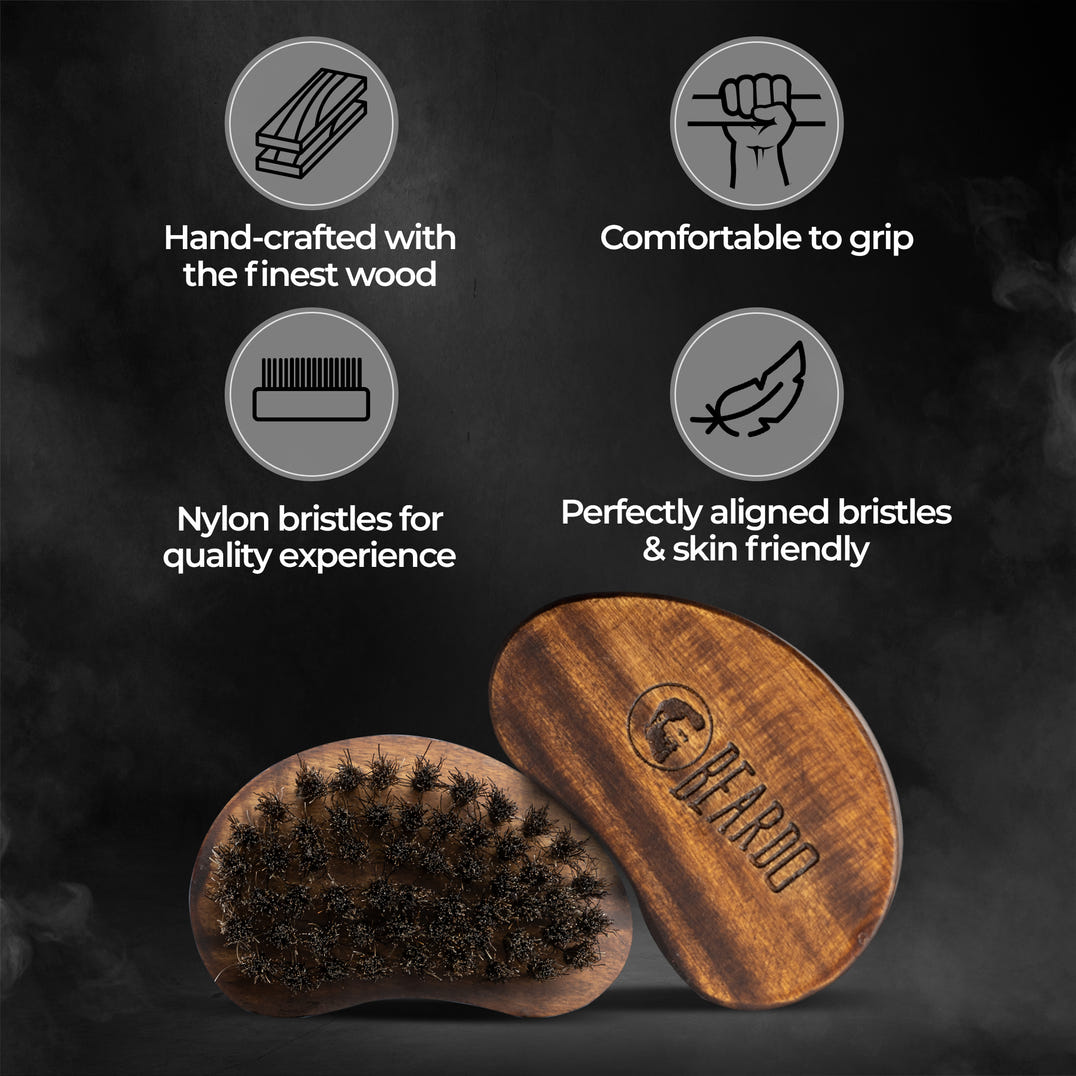 beard brush and comb, bristle hair, beard brushes, boar bristle brush, boar bristle