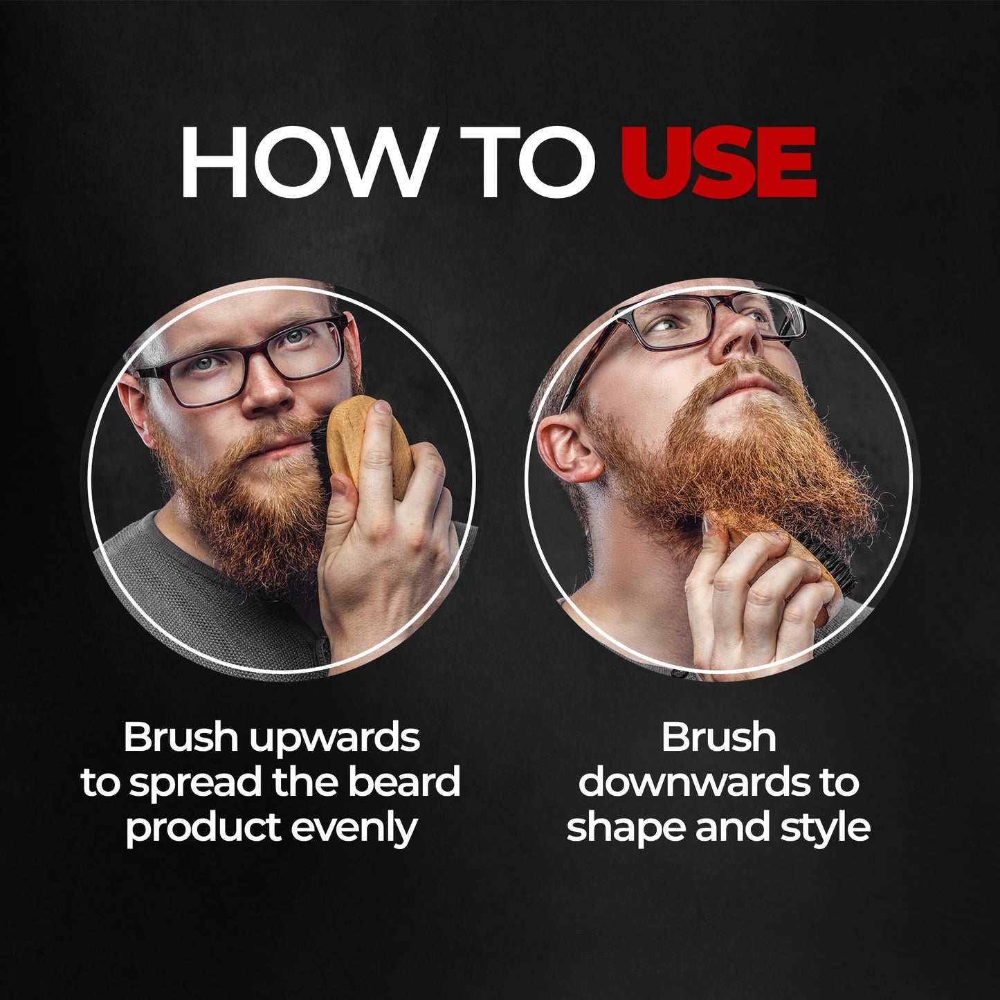 beard exfoliator brush