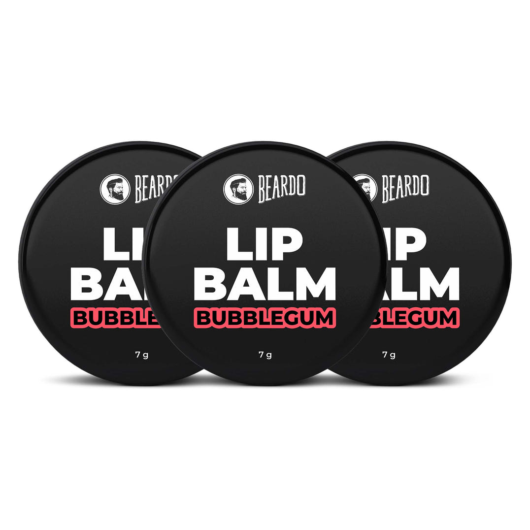 Beardo Lip Balm (Bubblegum) (Pack of 3) – grooming product for men