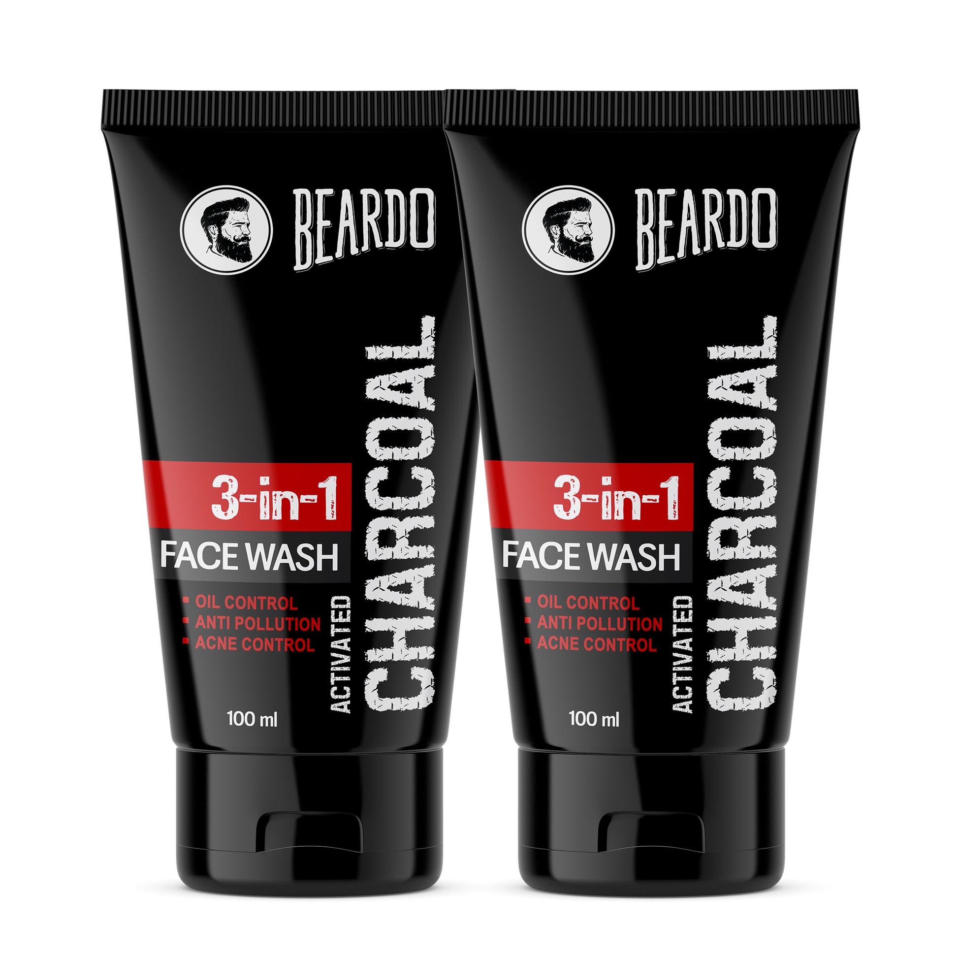 Activated charcoal facewash pack of 2