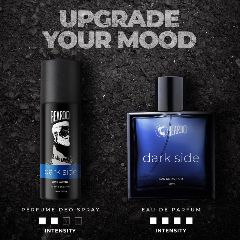 beardo deo spray, beardo dark side perfume