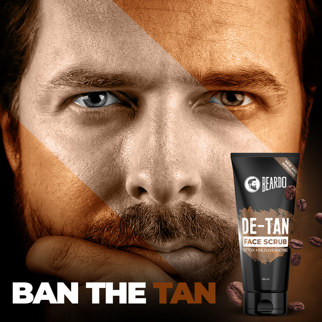 Beardo De-Tan Face Scrub – face scrub for men