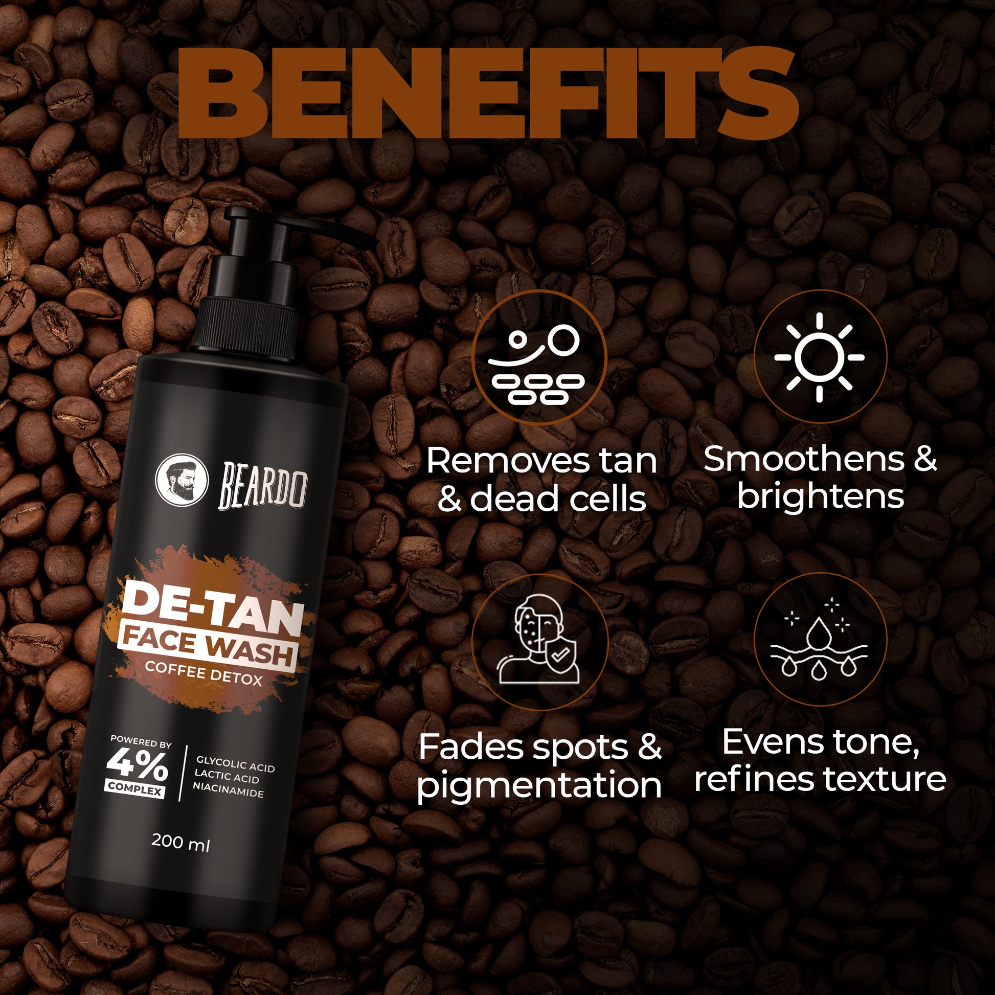 Beardo De-Tan Facewash for Men