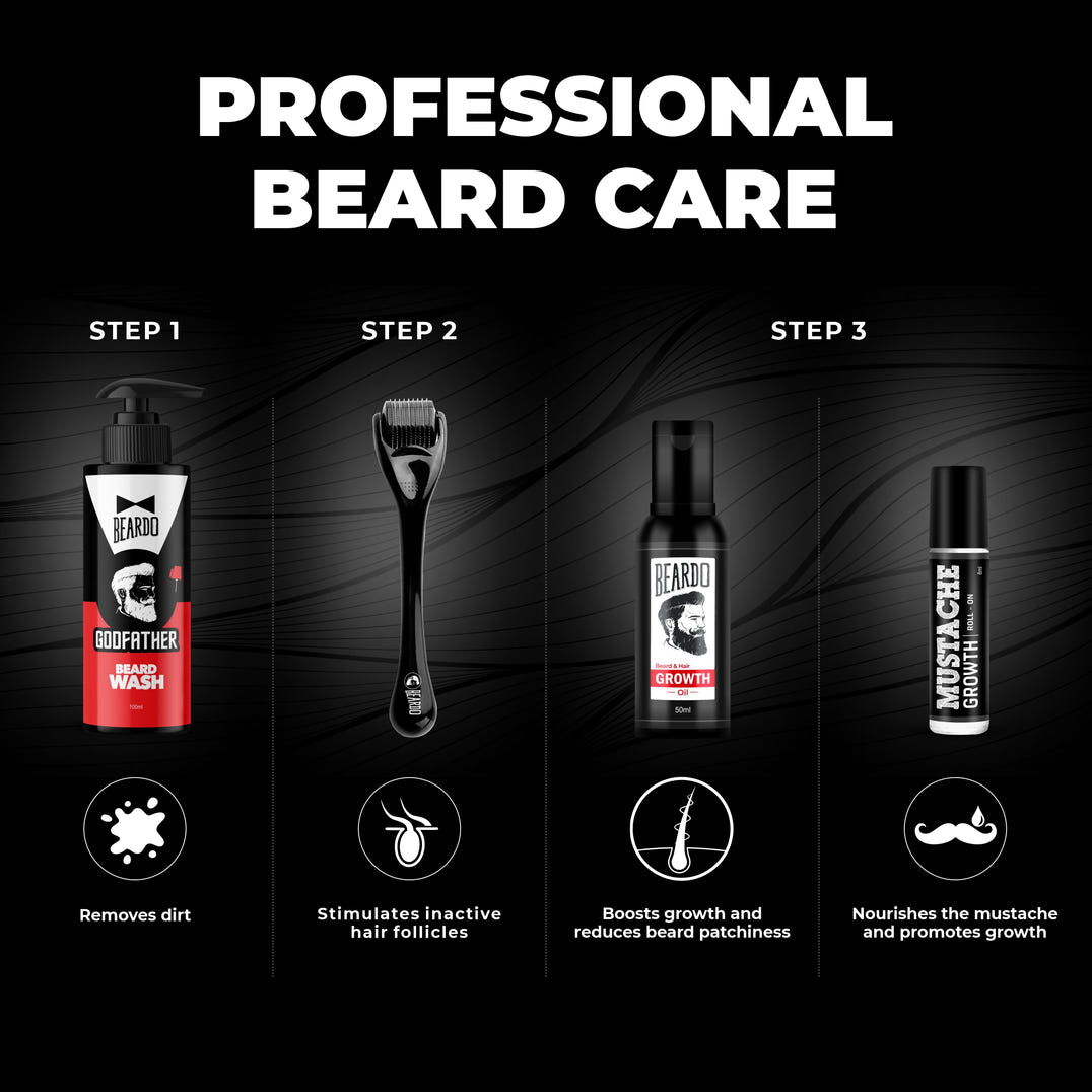 Beardo Don Beardo's Beard Growth Pro Kit – formula and texture close-up