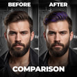 Beardo Dye Hard Temporary Hair Color Metallic Purple (25g) – how to use