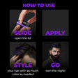 Beardo Dye Hard Temporary Hair Color Metallic Purple (25g) – grooming results and lifestyle