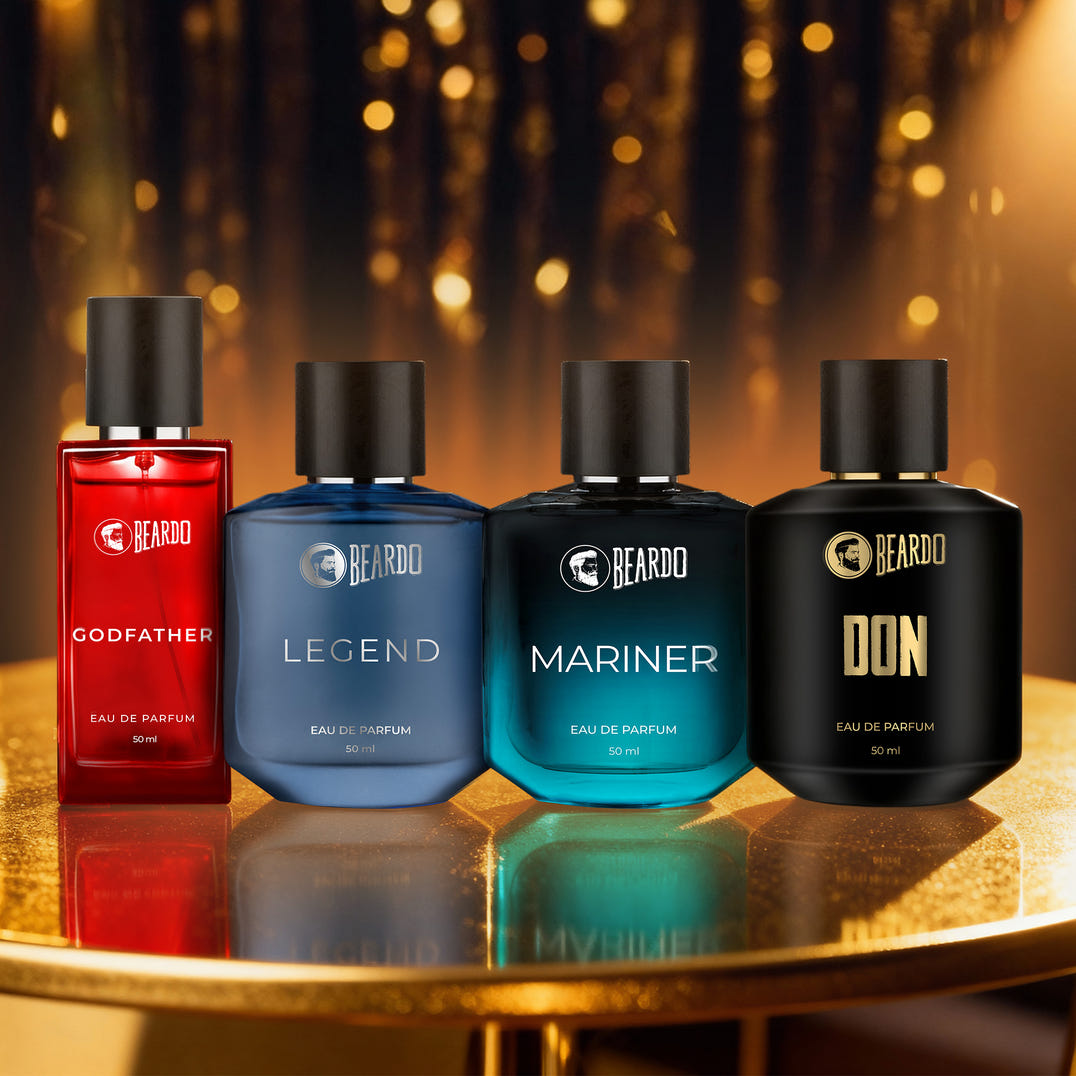 Beardo Best Seller Perfumes Combo (50ml x 4) – long-lasting perfume EDP for men