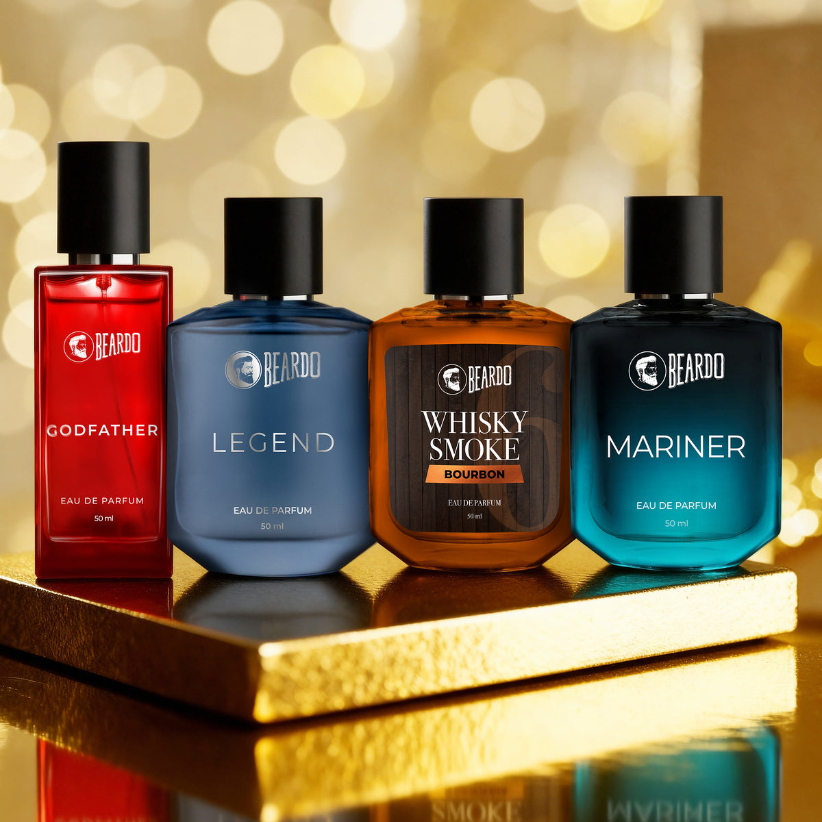 Beardo Best Seller Perfumes Combo (50ml x 4) - Image 1