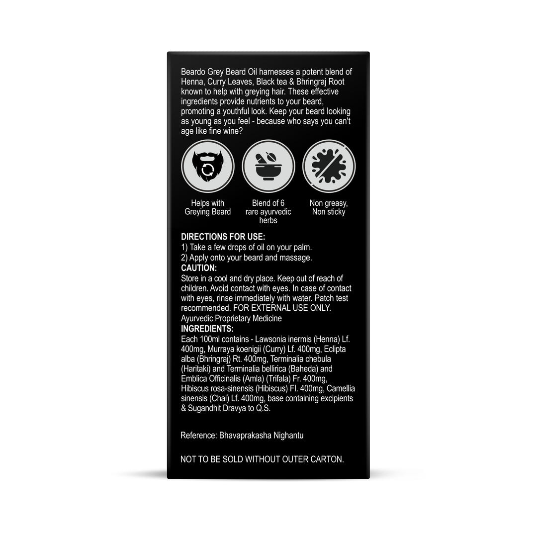 Beardo Grey Beard Oil – grooming results and lifestyle