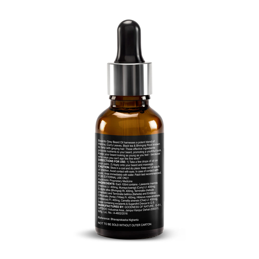 Beardo Grey Beard Oil – grooming results and lifestyle