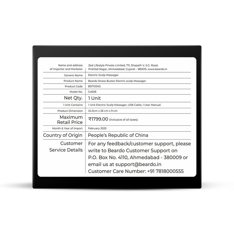 Stress Buster Electric Scalp Massager