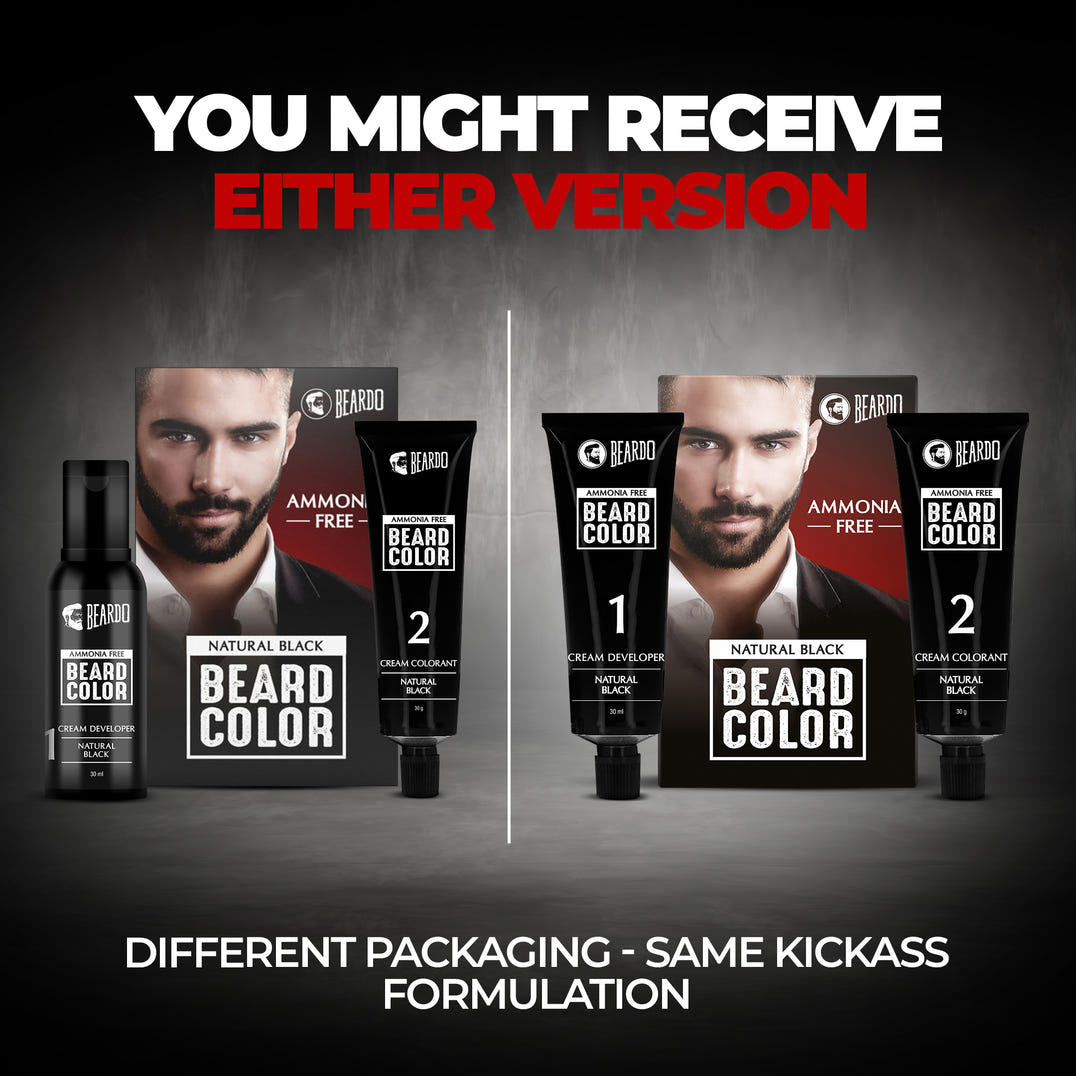 Beardo Beard Color for Men - Natural Black – how to use