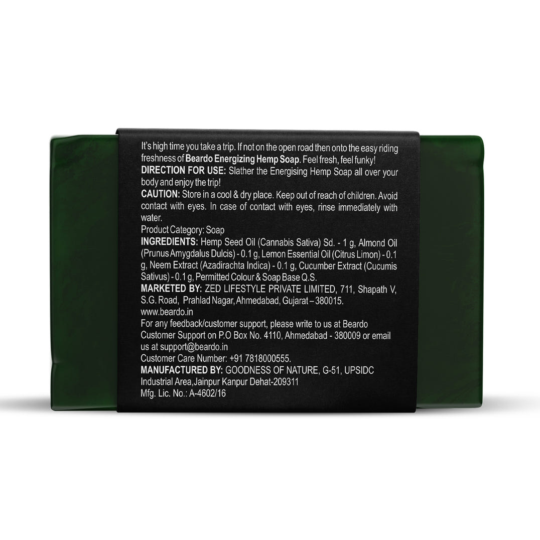 Beardo Energizing Hemp Soap – grooming results and lifestyle