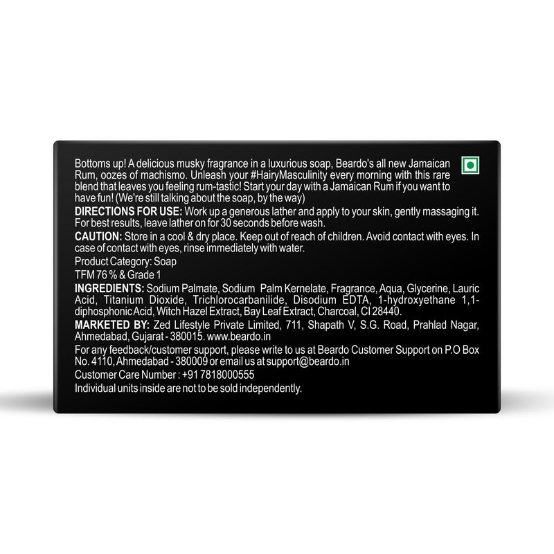 Jamaican Rum Soap (75g X 5)