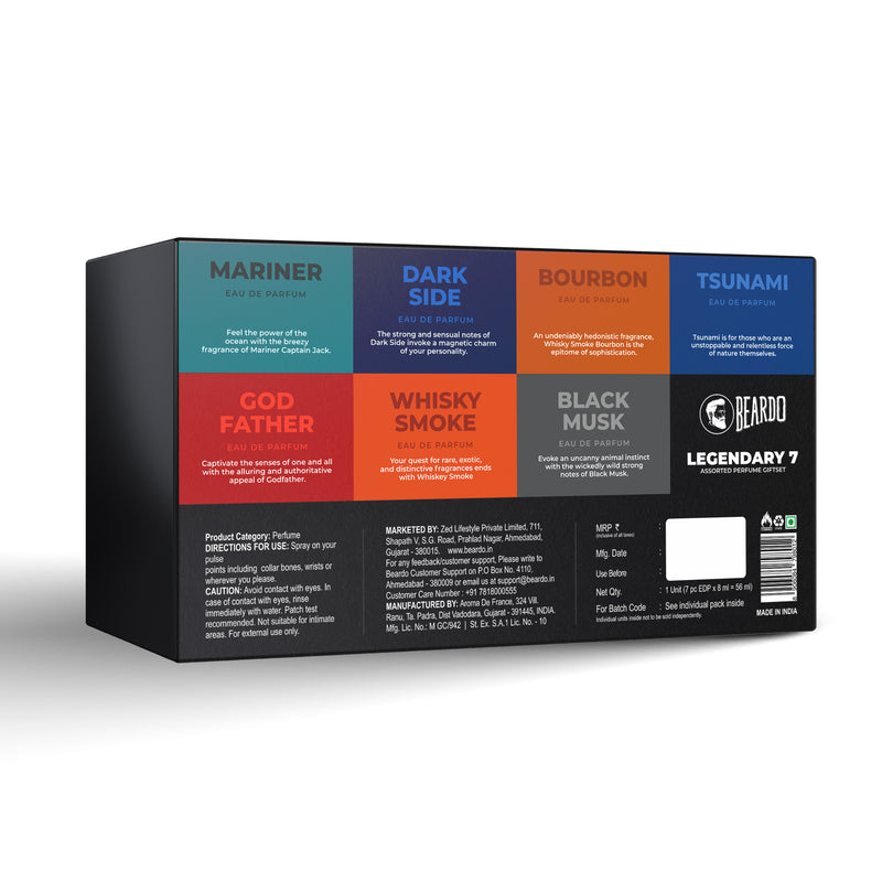Legendary 7 Assorted Perfume Giftset