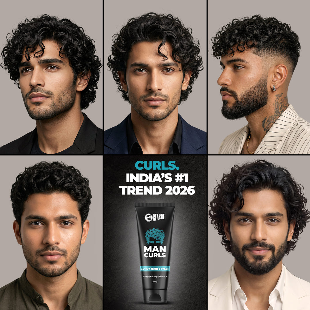 Beardo Man Curls Combo – formula and texture close-up