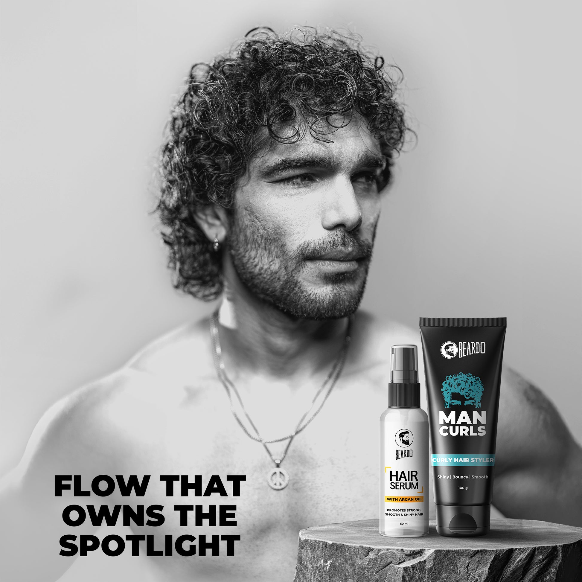 Beardo Man Curls Combo