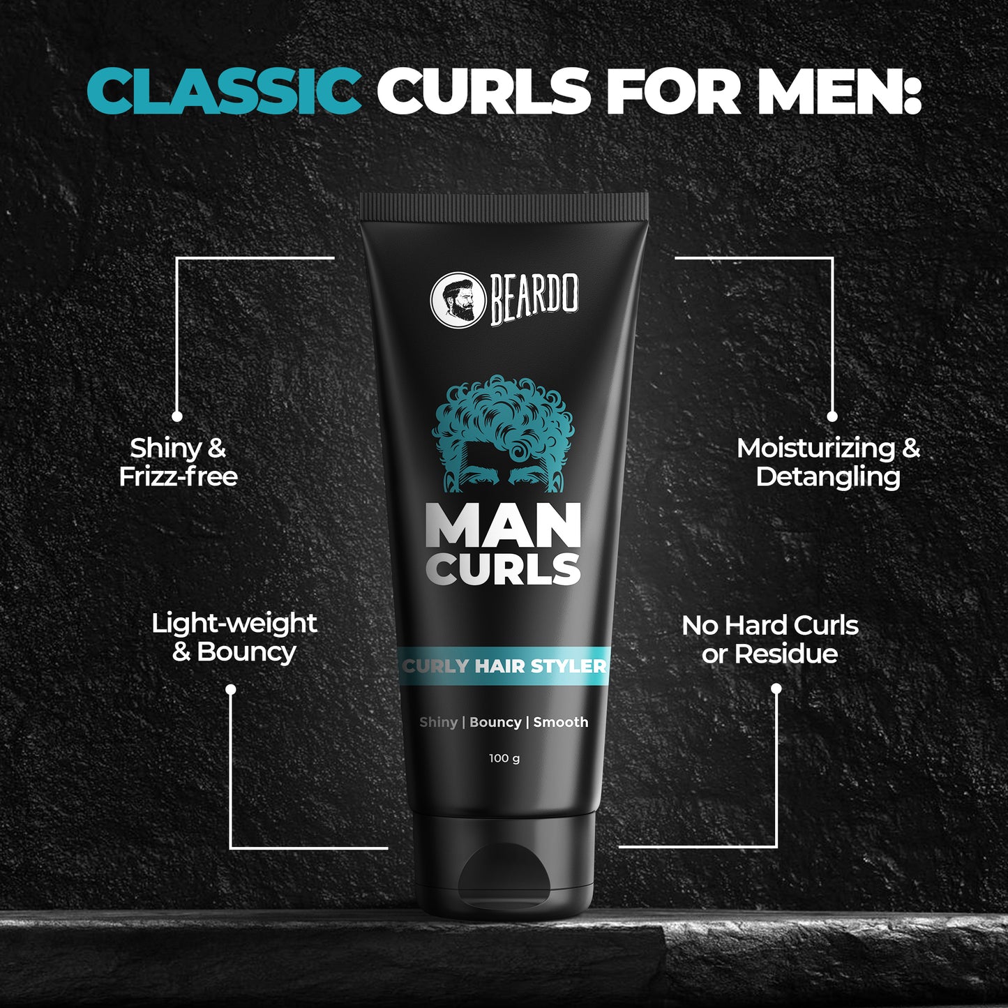 Beardo Man Curls Curly Hair Styler (100g)