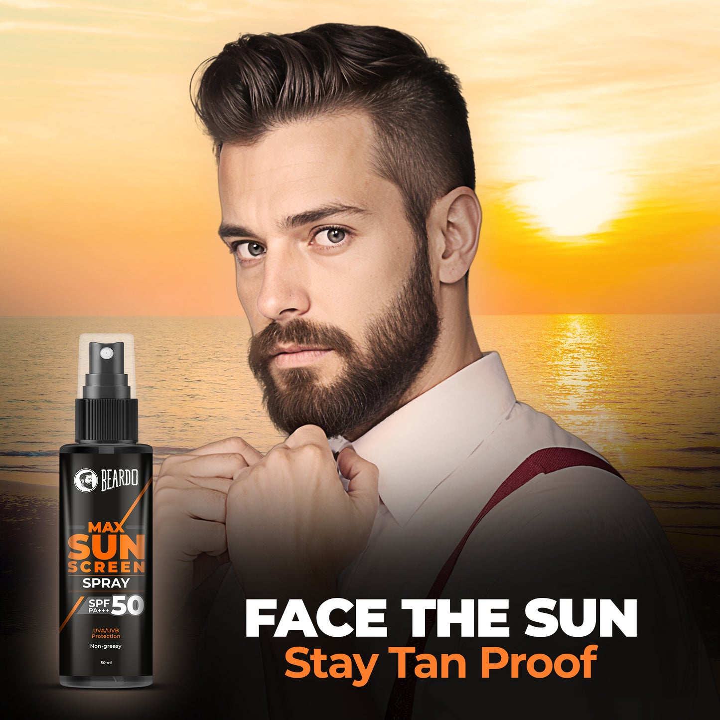 Beardo Max Sunscreen Spray SPF-50