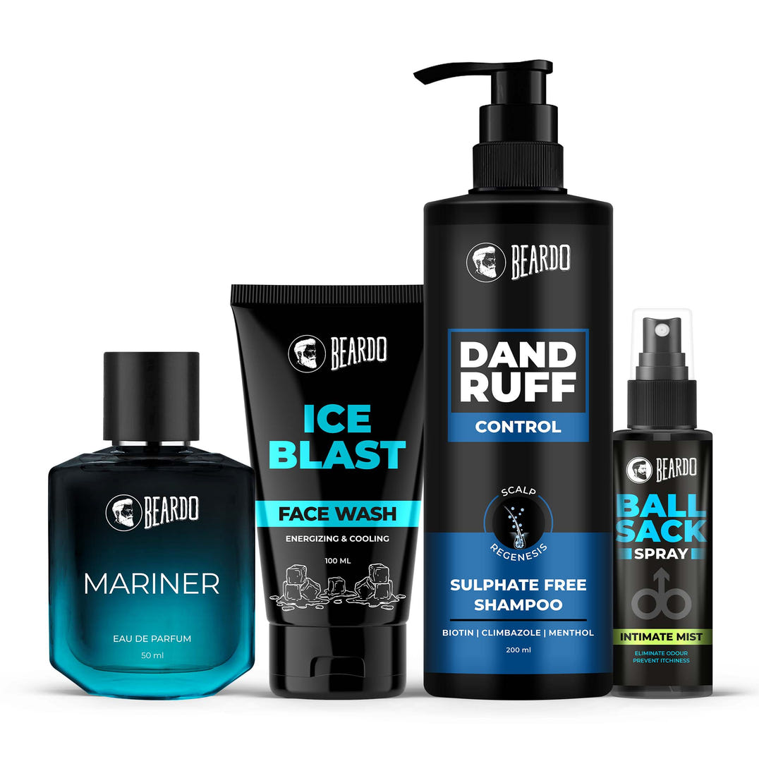 Beardo Men in Blue Combo – grooming brush for men