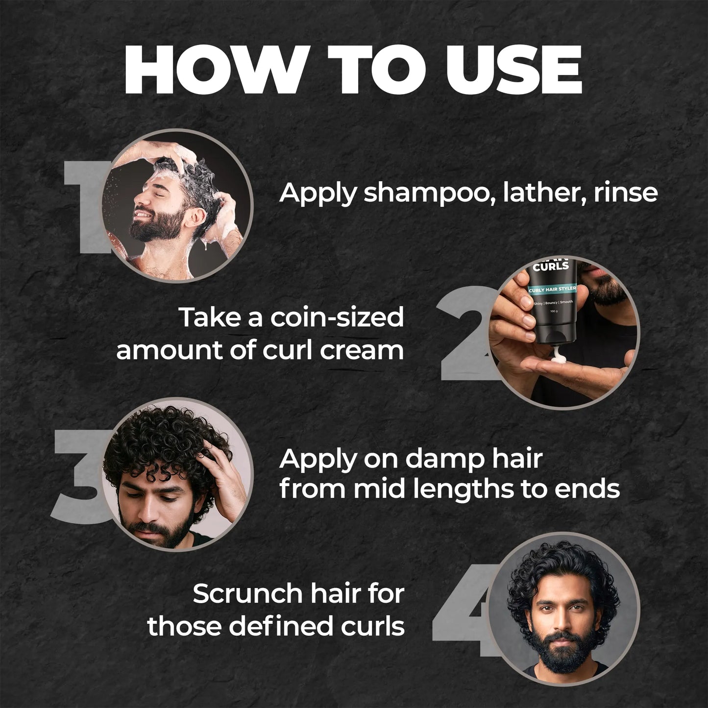 Beardo No-Nonsense Curl Combo