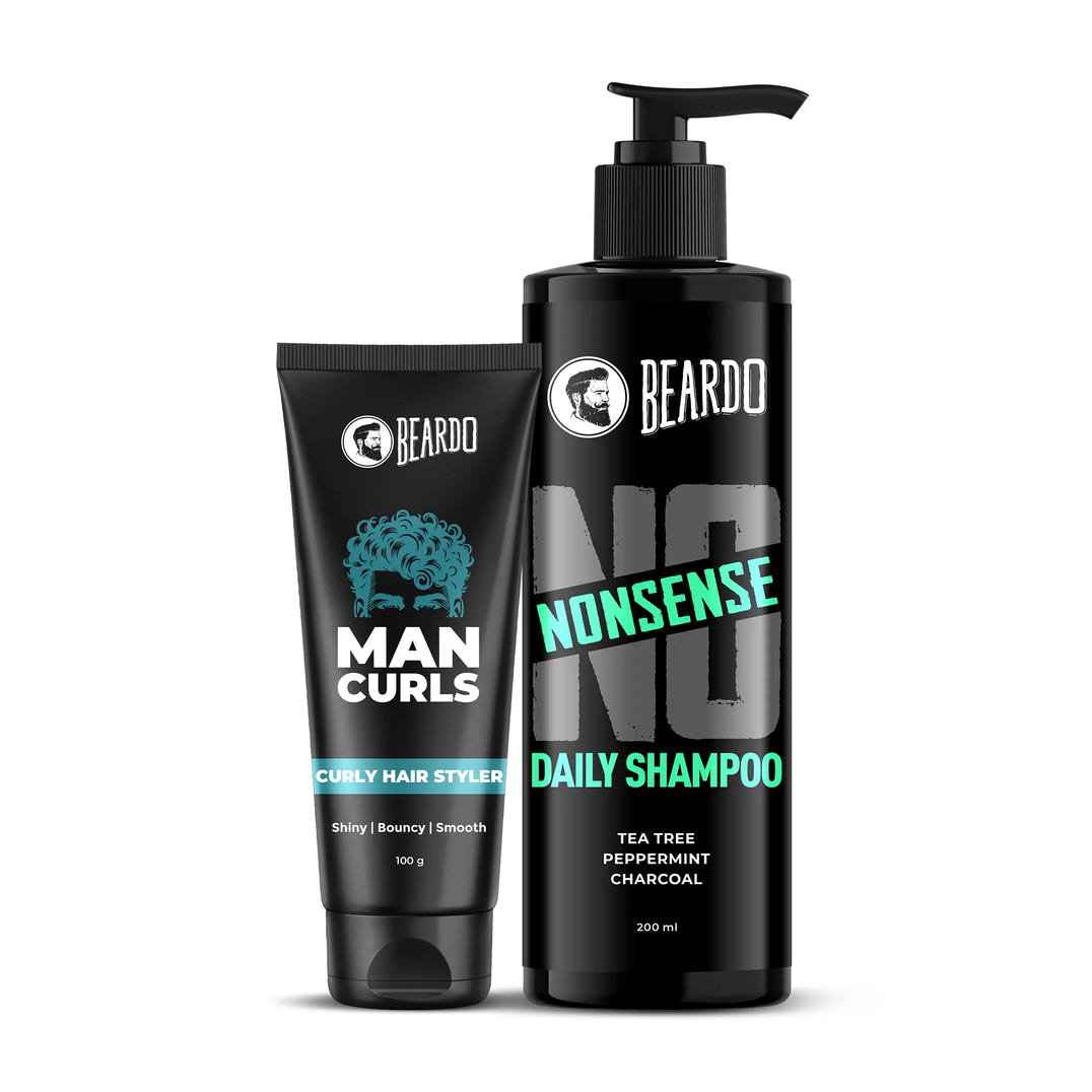 Beardo No-Nonsense Curl Combo – grooming brush for men