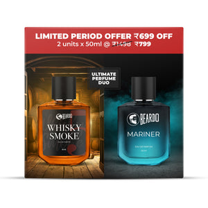 Beardo Whisky Smoke EDP 50ml and Mariner EDP 50ml Combo