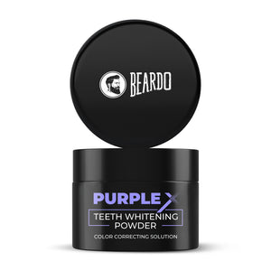 Beardo Purple X Teeth Whitening Powder (50g)