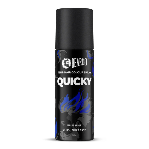 Quicky Temp Hair Color Spray Blue Edge (50ml)
