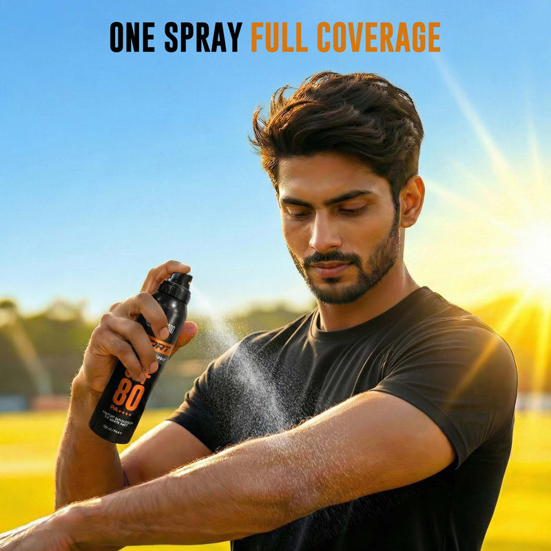 Beardo Sport Sunscreen Spray SPF 80 (100ml)