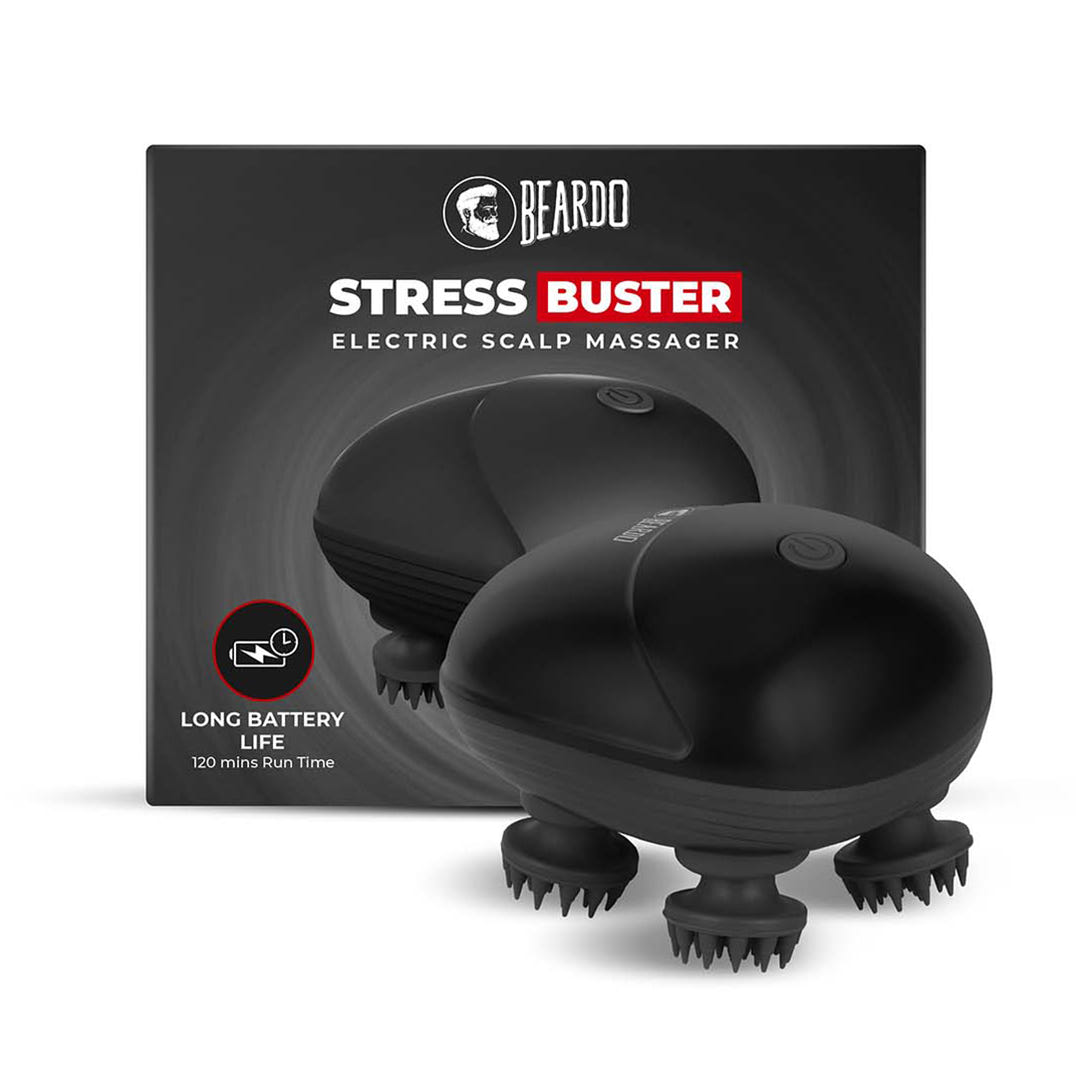 Beardo Stress Buster Electric Scalp Massager – scalp massager for men