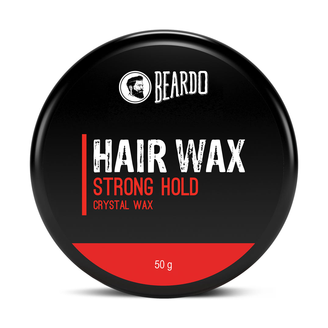 Beardo Hair Wax Strong Hold Crystal Gel Wax 50g – hair styling wax for men
