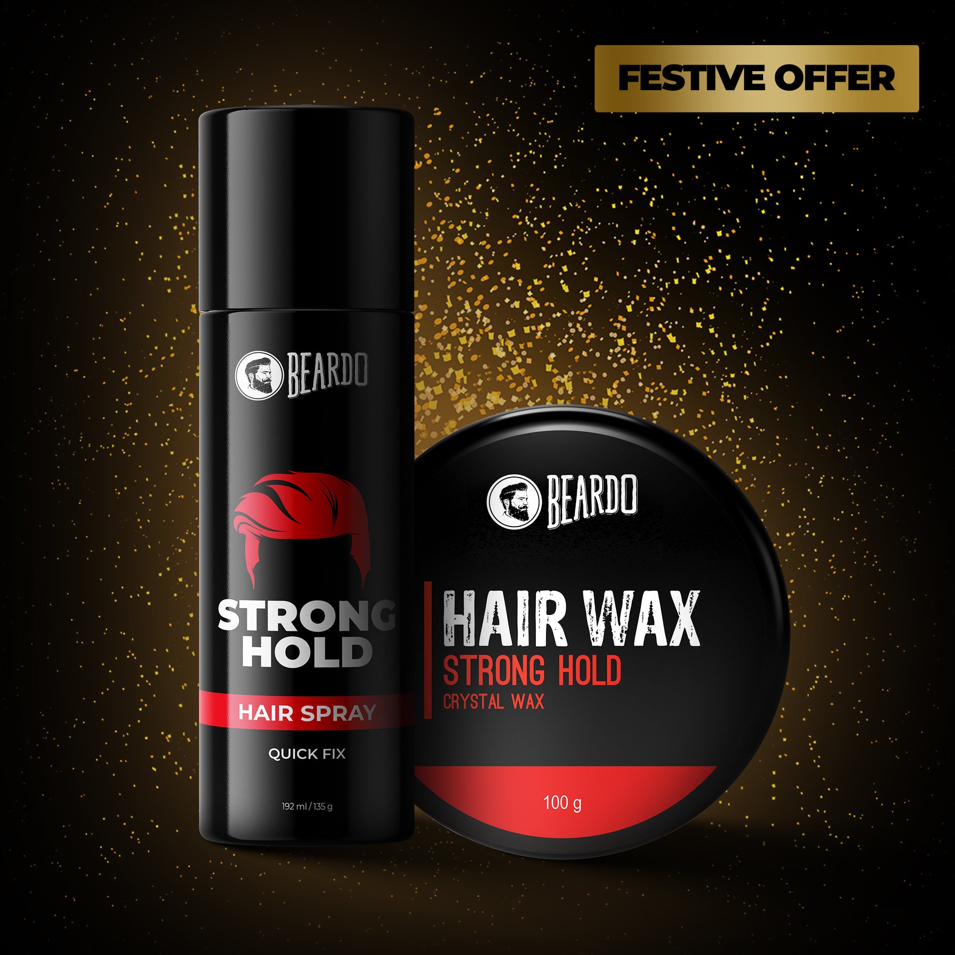 Beardo Festive Ready Hair Combo