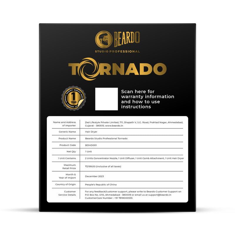Studio Professional Tornado Hair Dryer