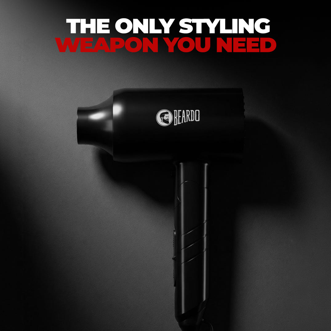 Beardo Styling Gun Ultra Advanced Hair Dryer – grooming results and lifestyle