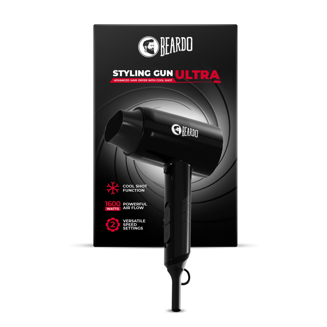 Beardo Styling Gun Ultra Advanced Hair Dryer – grooming results and lifestyle