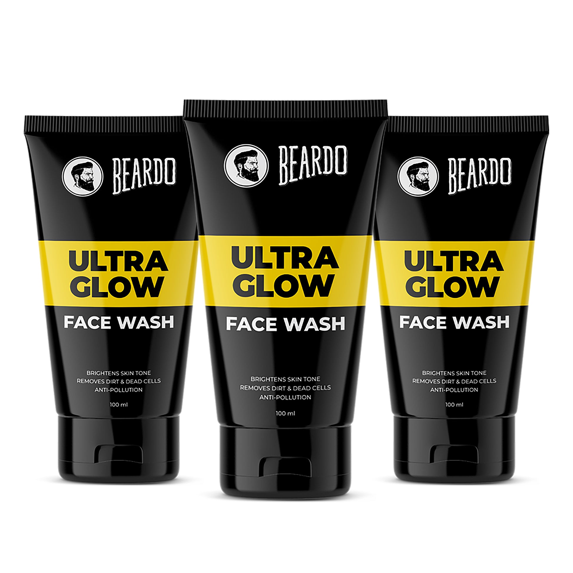 Beardo ultra glow facewash pack of 3