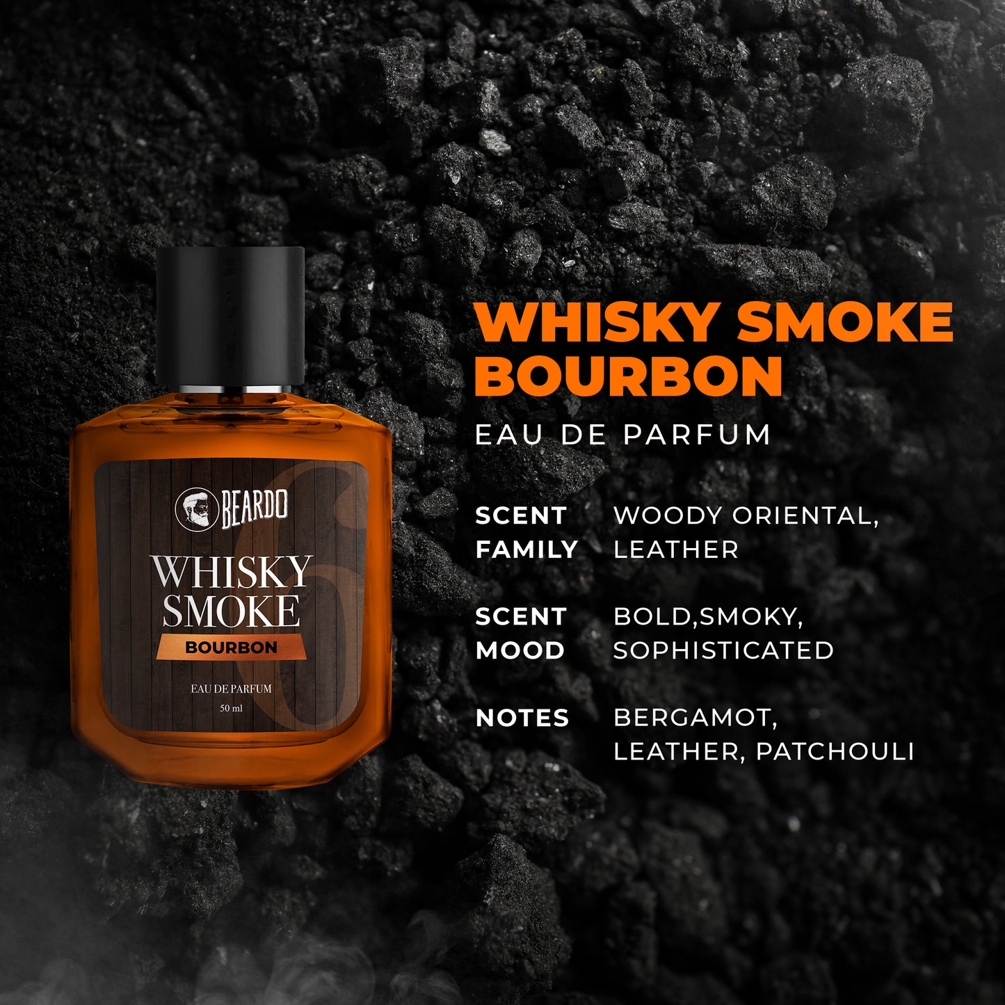 Beardo Whisky Smoke Bourbon Perfume EDP