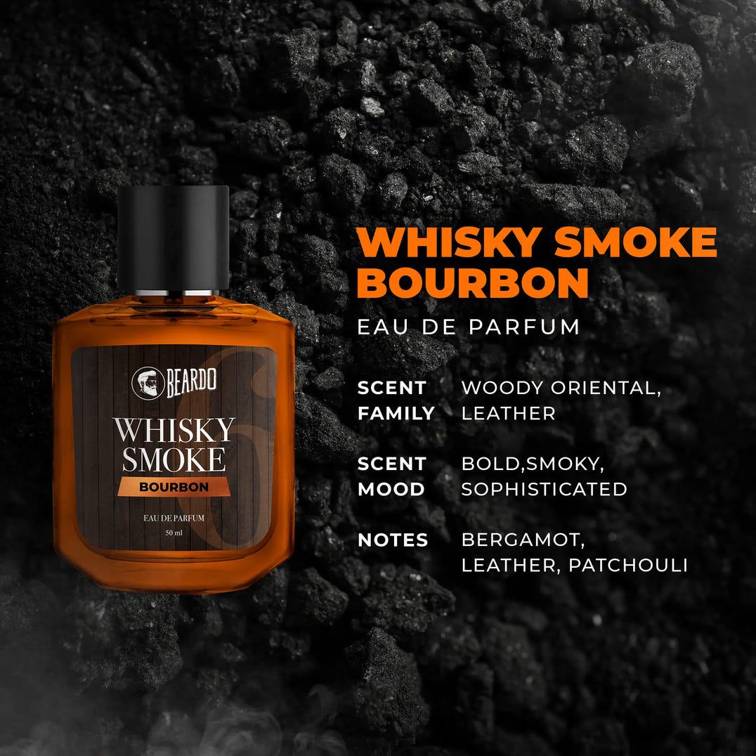 Beardo Whisky Smoke Bourbon Perfume EDP (50ml) – how to use