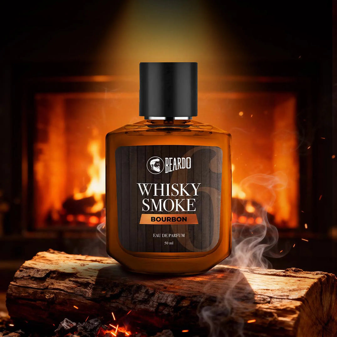 Beardo Whisky Smoke Bourbon Perfume EDP (50ml) – long-lasting perfume EDP for men