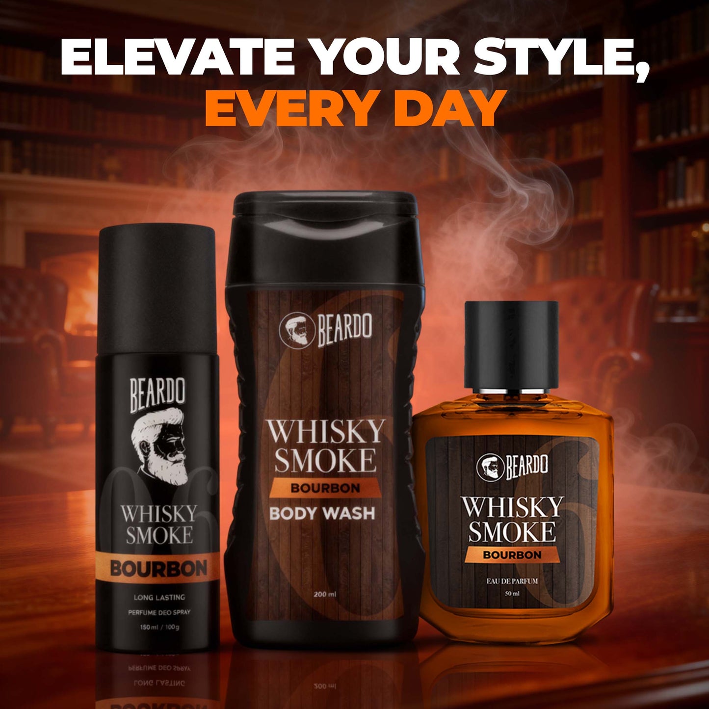 Beardo Whisky Smoke Bourbon Perfume EDP