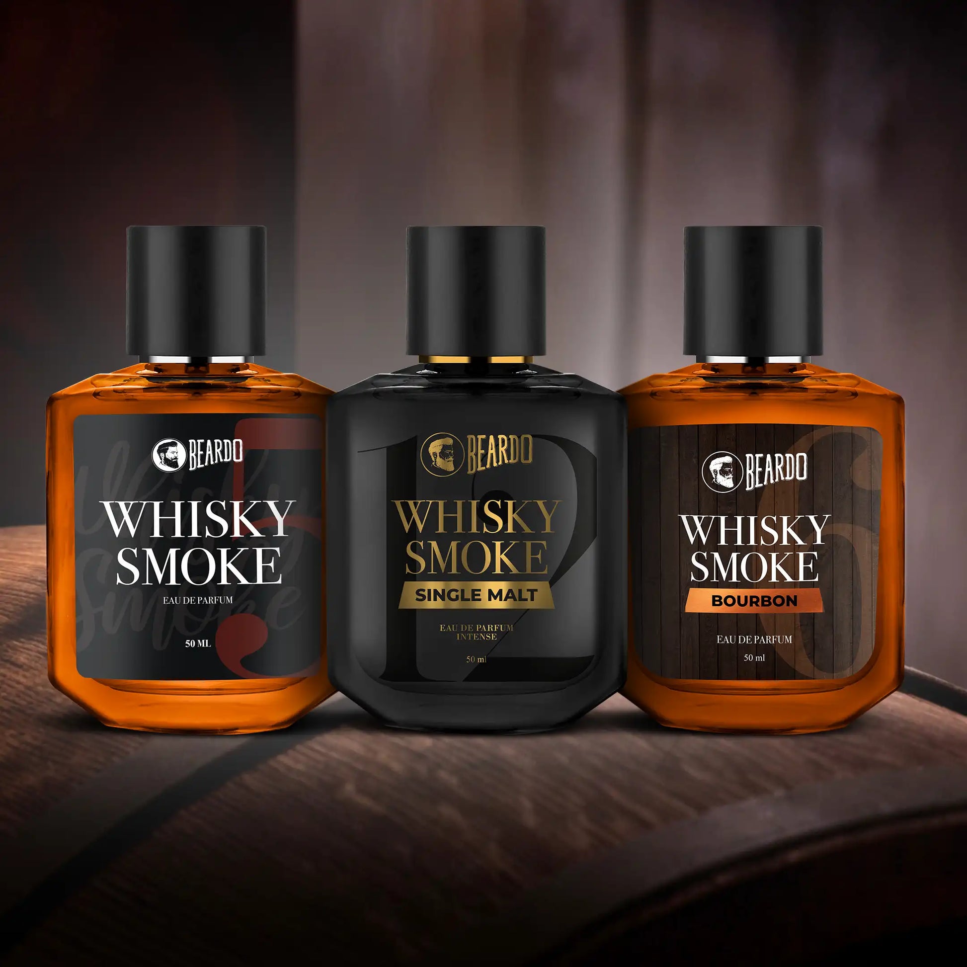 Beardo Whisky Smoke Perfume EDP Trio