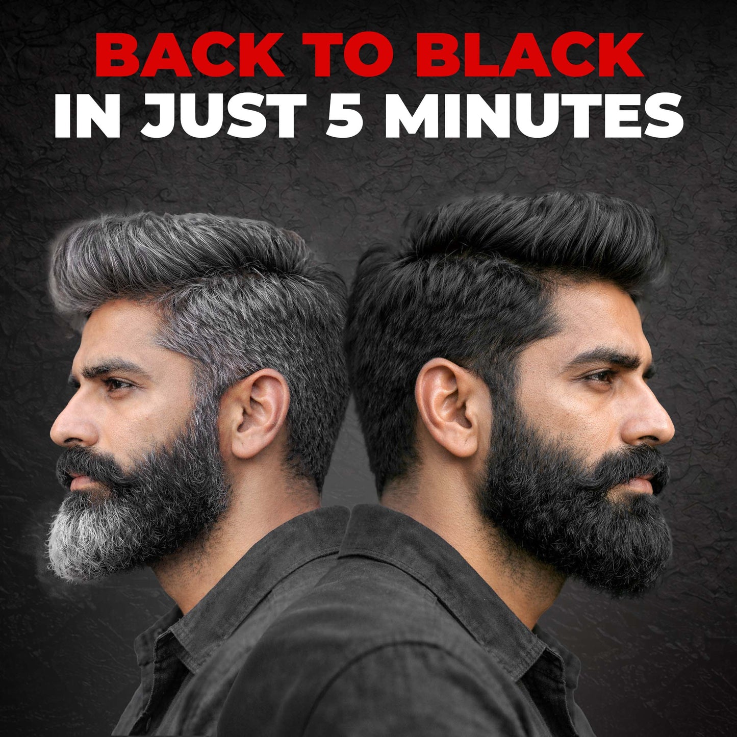 Shampoo Color for Hair and Beard (Natural Black)